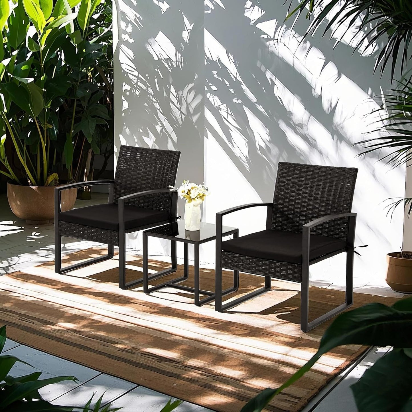 Bezseller 3 Pieces Patio Furniture Set,