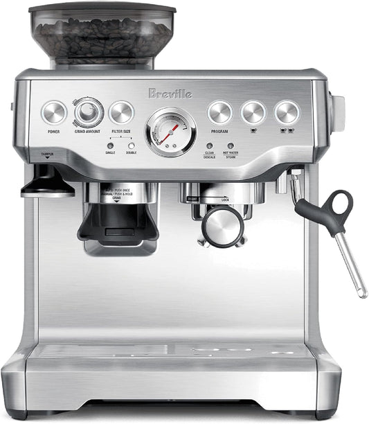 Breville Barista Express Espresso Machine, One Size, Brushed Stainless Steel