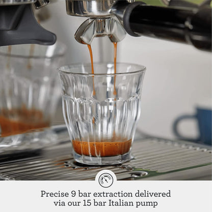 Breville Barista Express Espresso Machine, One Size, Brushed Stainless Steel