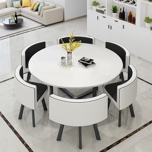 Modern Round Dining Table Set