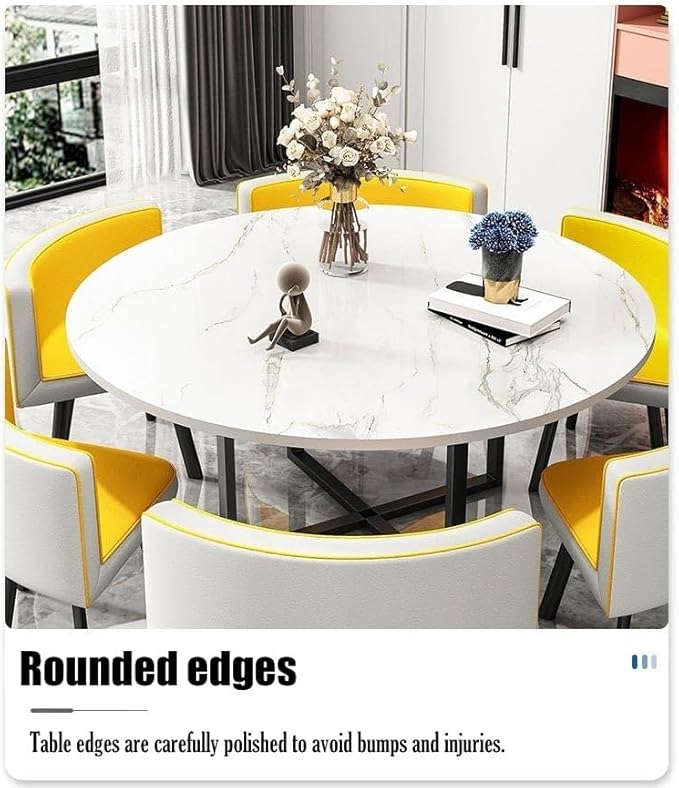 Modern Round Dining Table Set