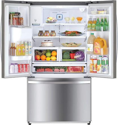 Kenmore 75505 23.5 cu. ft. French door Bottom Freezer, Stainless Steel