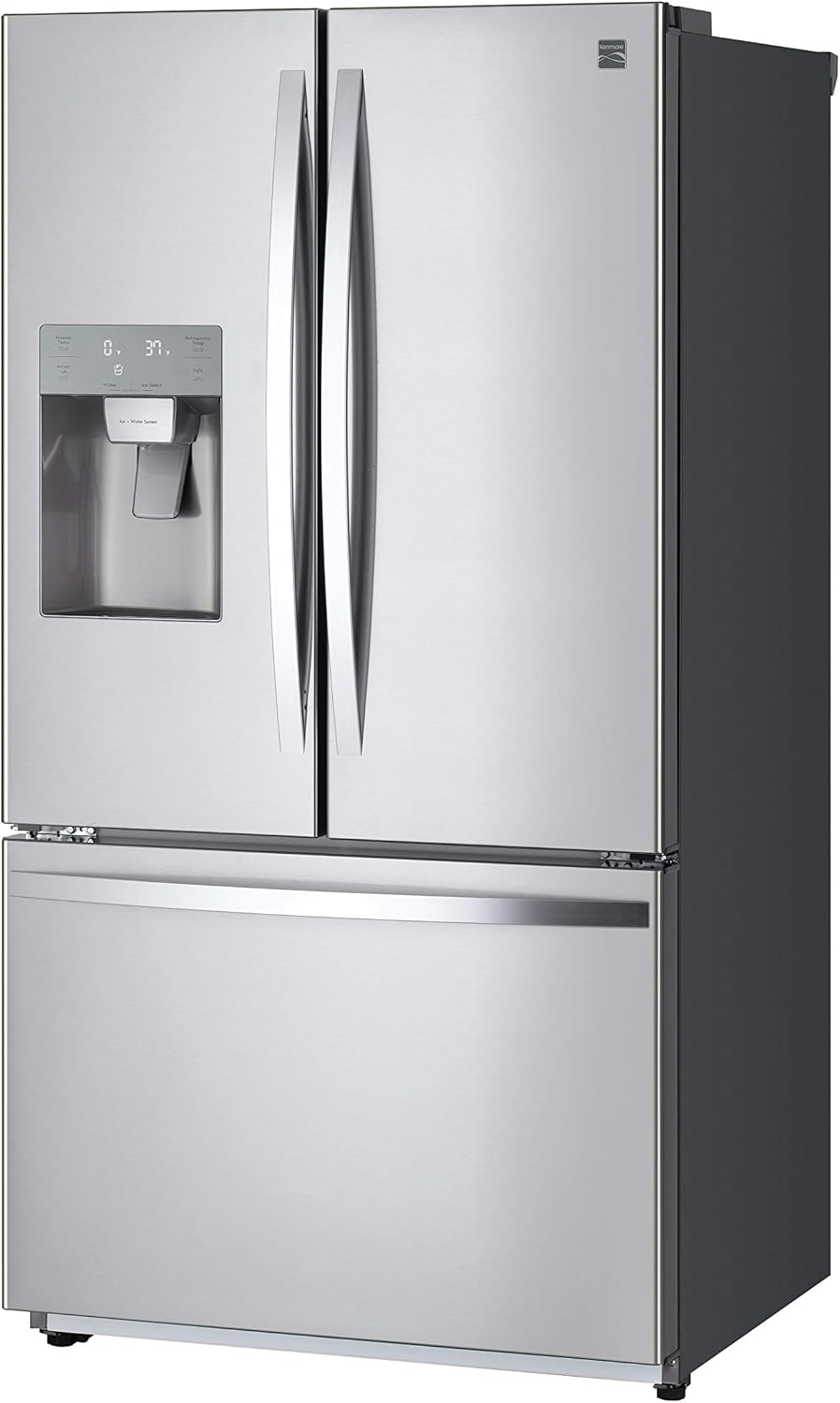 Kenmore 75505 23.5 cu. ft. French door Bottom Freezer, Stainless Steel