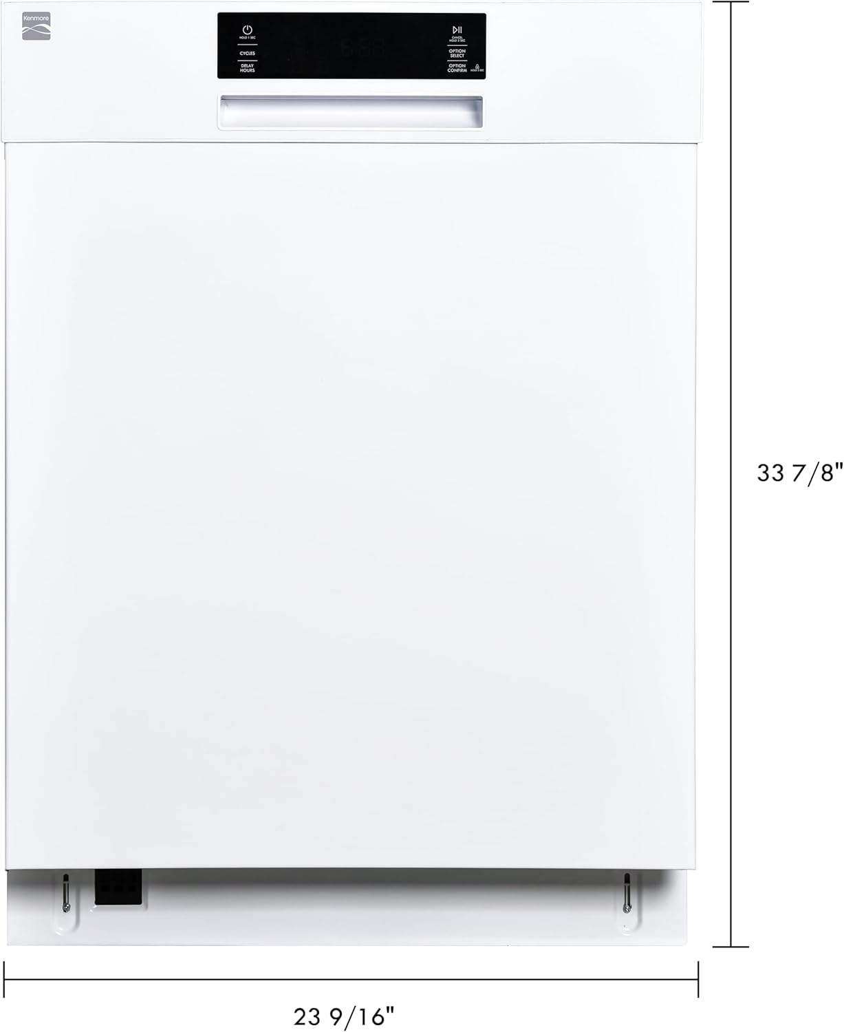 Kenmore 24" Built-In Stainless Steel Tub Dishwasher