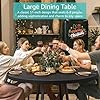 Black Round Dining Table